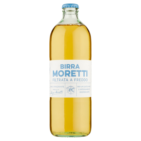 Birra Moretti filtrata a freddo 550 ml